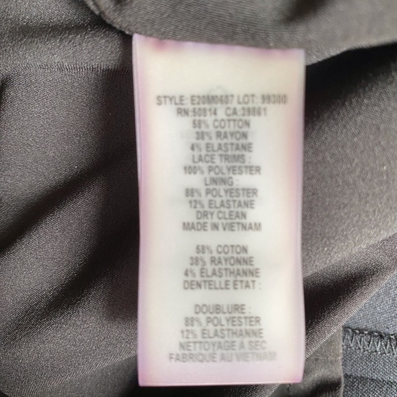 Elie Tahari knee length black dress - Picture 5 of 9